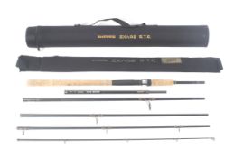Shimano ‘Exage’ STC 330 H six-piece travelling spinning rod in custom hard travelling case