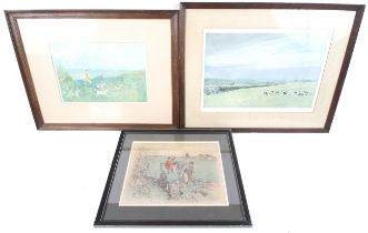 A collection of five hunting related prints. To include King L Edmund high & Jalland.
