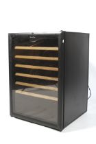 A Euro Cave wine cabinet. H95cm x W66cm x D64cm.