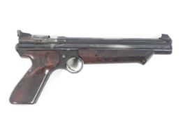 A Crosman Medallist II air pistol. Model 1300, .22 cal, S/N 197298.