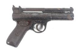 A Webley and Scott Webley Senior air pistol.