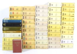 A large collection of 'Wisden Cricketers' Almanack' annual books.