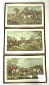 A collection of three Herrings Hunting Scenes prints.