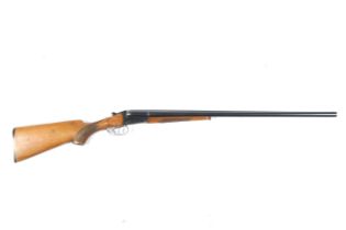 A Baikal side by side 16 bore shotgun.