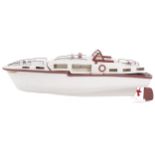 A vintage Tri-ang Avon electric 'Luxury Cabin Cruiser' model boat.