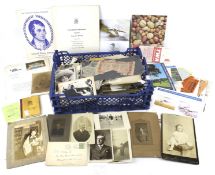 A collection of Victorian and later pictures and paper ephemera.