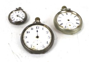 Three pocket watches.