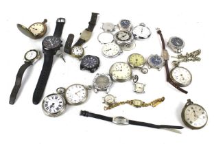 An assortment of 20th century and later watches.