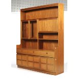 A mid-century Nathan teak display sideboard dresser.