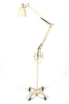 'Anglepoise' mid-century work light on mobile stand, Herbert Terry & Sons Ltd.