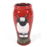 An Anita Harris art pottery 'Sheep' vase.