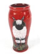 An Anita Harris art pottery 'Sheep' vase.