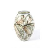 A Bourne Denby pottery vase designed by Glyn Colledge.