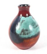 A 20th century Poole pottery Collectors Club 'Living Glaze' pottery vase.