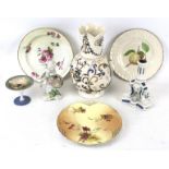 A collection of assorted 18th century and later ceramics.