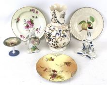A collection of assorted 18th century and later ceramics.