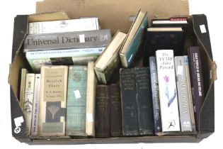 A collection of gardening books.