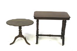 Two late 19th/early 20th century tables.