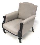 A Victorian armchair.