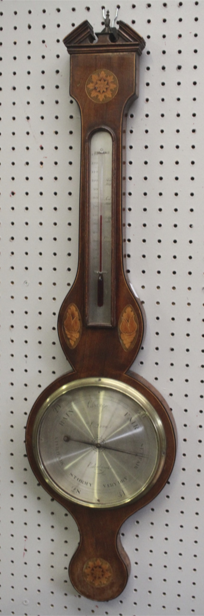 A Victorian banjo barometer.