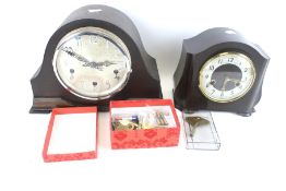 Two 20th century mantel clocks.