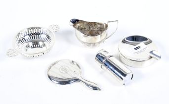 A collection of small silver collectables.