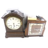 Two 20th century mantel clocks.