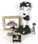 An assortment of Betty Boop collectables.