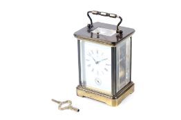 A 20th century Matthew Norman brass cased carriage clock.