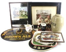 Breweriana - pub related collectables.