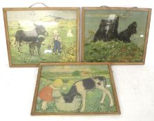 Muriel Dawson - three vintage 'nursery' prints.