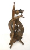 'Wee Peggy' upright spinning wheel.