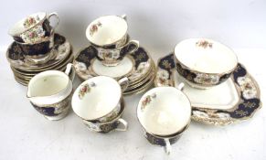 A vintage Taylor & Kent china tea set. Including eight cups, etc. Max.