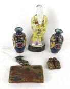 An assortment of oriental items.