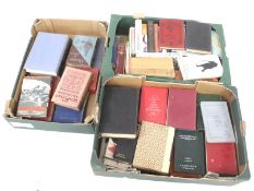 A collection of assorted 19th and 20th century books in three boxes.