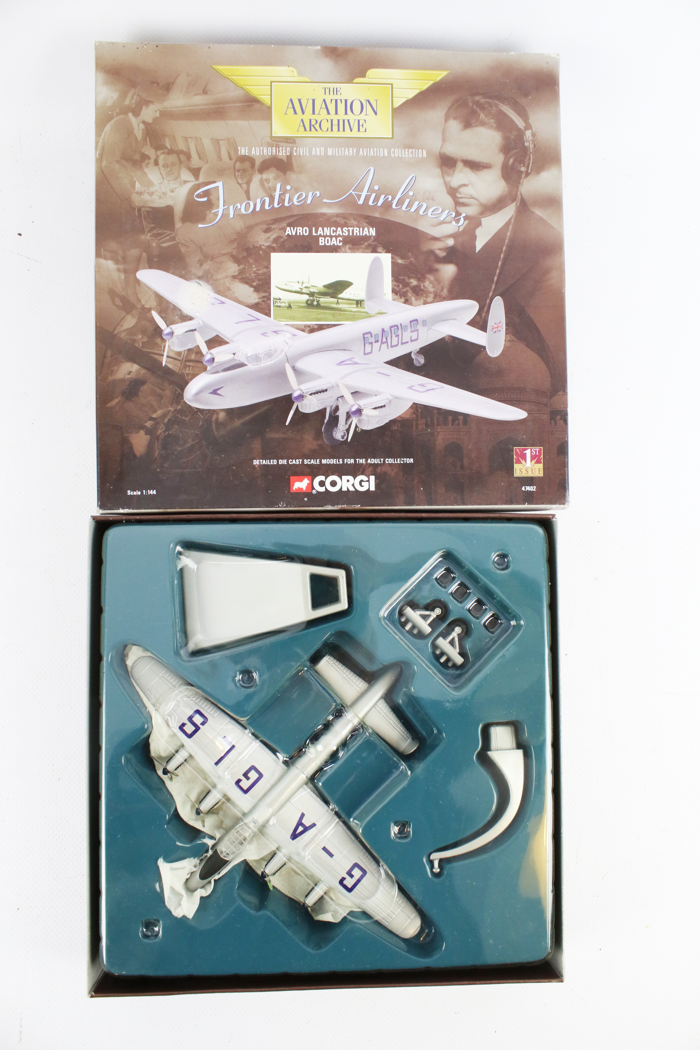 Five Corgi Aviation Archive 'Frontier Airlines' diecast models. - Image 3 of 4