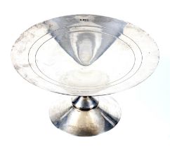 An Art Deco silver tazza.