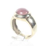 A vintage German tourmaline single stone ring.