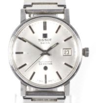 Tissot, Seastar, a gentleman's stainless steel bracelet watch.