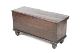 A late 17th century Continental oak chest.