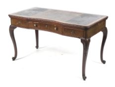 An early 2 th century mahogany French desk.