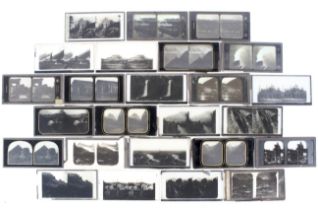 A collection of Stereoscopic glass slides.