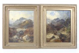 A pair of Joseph Horlor (1809-1887) oil on canvases.