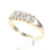 A vintage 18ct gold and diamond dress ring.