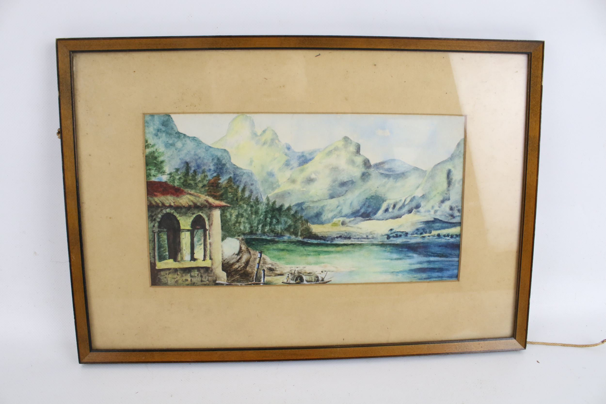 A 19th century Chinese school watercolour and gouache painting. - Image 2 of 3