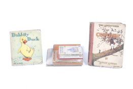 An assortment of children's books.