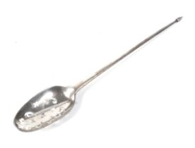 A George III mote spoon or mote skimmer.