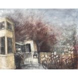 Costas Mikellides (1938-2019 ) MSIA, FCSD, watercolour, Horsecombe House, Combe Down,