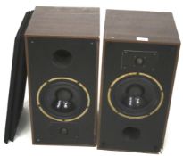 A pair of vintage Splendor Audio Prelude stereo speakers. Model S/N 1059 & 1060.