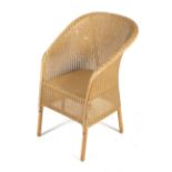 A contemporary Lloyd Loom chair.